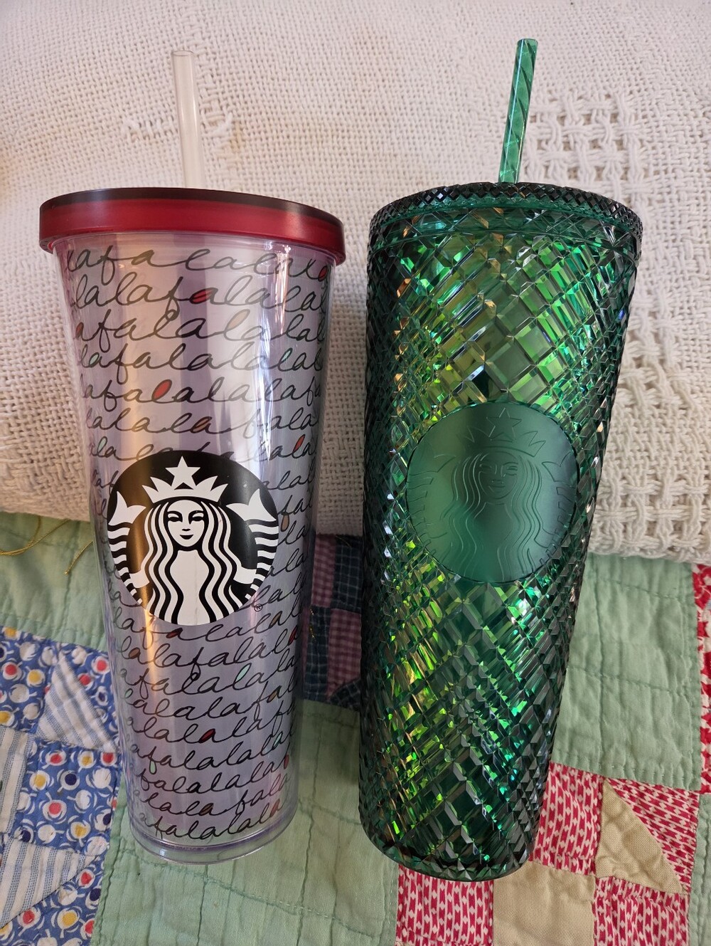 Starbucks Holiday Tumblers (2) New With Price Tags